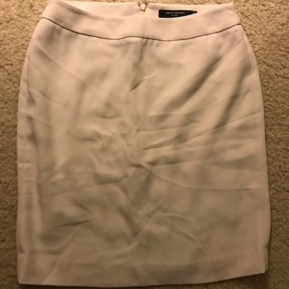 Cream skirt
